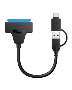 Adaptador 2 Em 1 Usb 3.0 / Tipo C X Sata