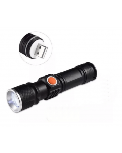 Lanterna Tatica de Mao com Carregamento USB - 88.000W