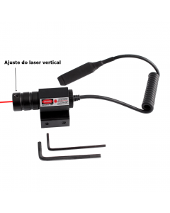 Mira Laser Para Pistola e Carabina Com Remote - Trilho de 11mm e 20mm