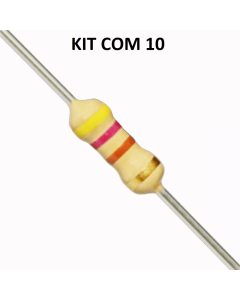 KIT Com 10 Resistor 270 ohm 1/4W