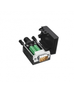 Conector DB9 Macho Com Borne