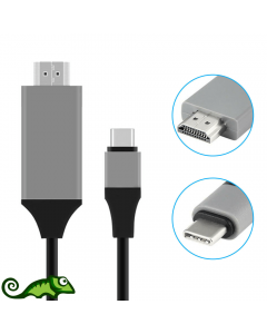 Cabo Tipo C Macho Para HDMI Macho 2M