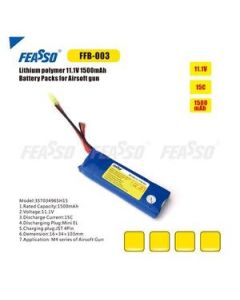 Bateria Lipo 11.1V 1500MaH (15C) Feasso (FFB003) 1