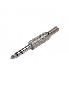 Plug P10 Estereo Metal Com Mola 1